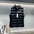Navy Nylon Glossy Gilet - Men's