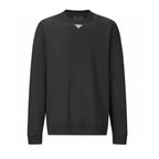 Grey Cotton Small Logo Crewneck - Men's