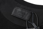 Grey Cotton Small Logo Crewneck - Men's