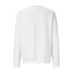 Grey Cotton Small Logo Crewneck - Men's