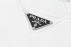 Grey Cotton Small Logo Crewneck - Men's