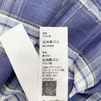 Blue Flannel Check Overshirt - Women's