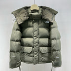 Black and Grey Puffer Jacket - Men's