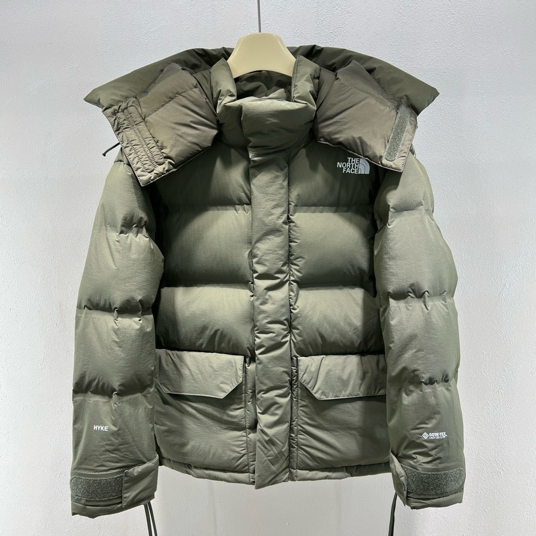 Black and Grey Puffer Jacket - Men's