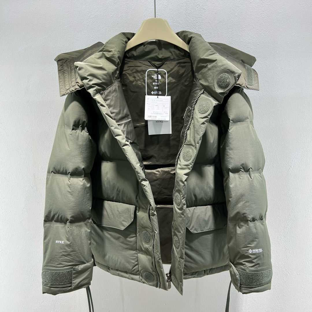 Black and Grey Puffer Jacket - Men's