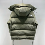 Black and Grey Puffer Jacket - Men's