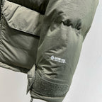 Black and Grey Puffer Jacket - Men's