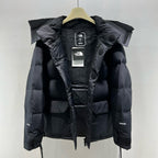 Black and Grey Puffer Jacket - Men's