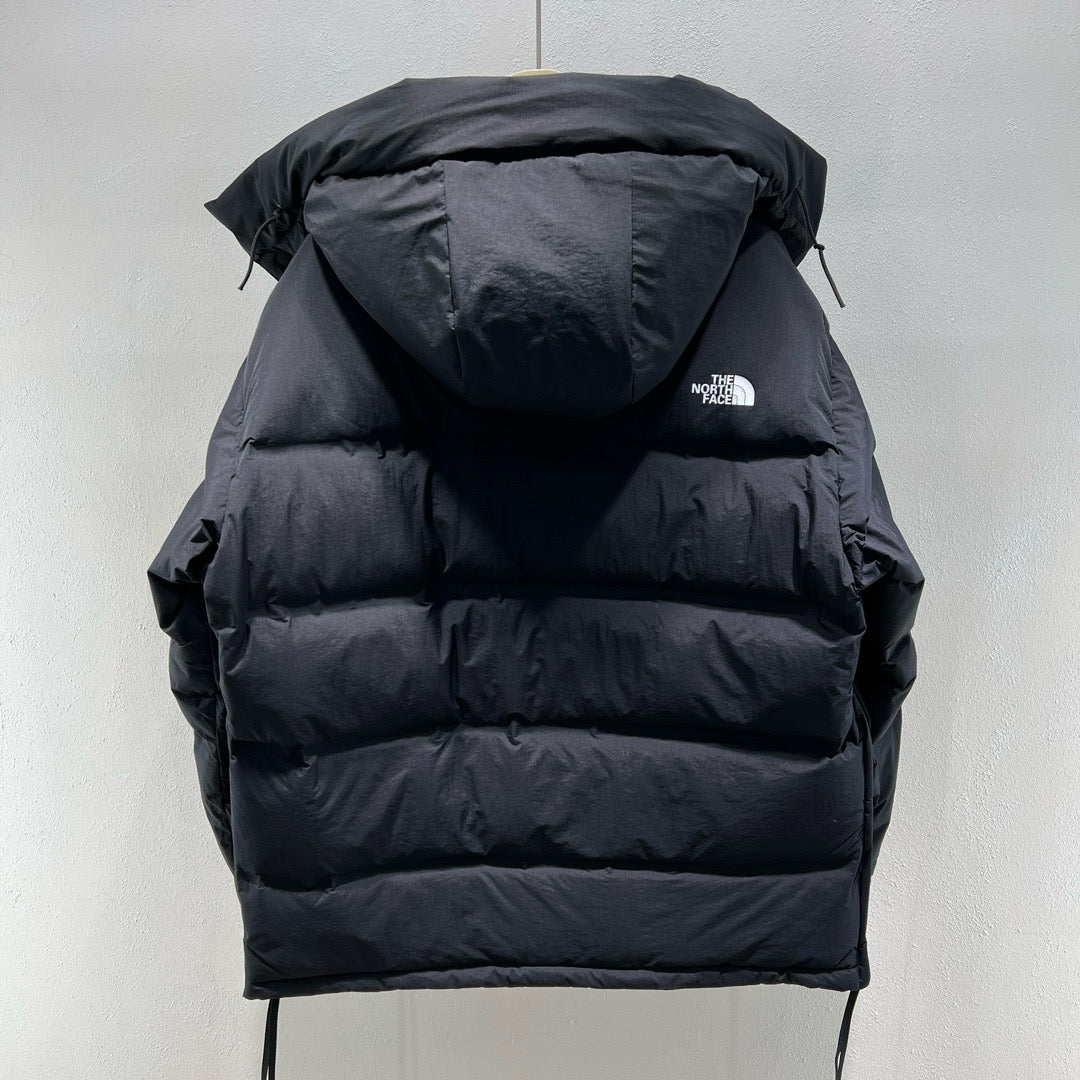 Black and Grey Puffer Jacket - Men's