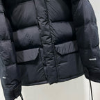 Black and Grey Puffer Jacket - Men's