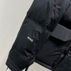 Black and Grey Puffer Jacket - Men's