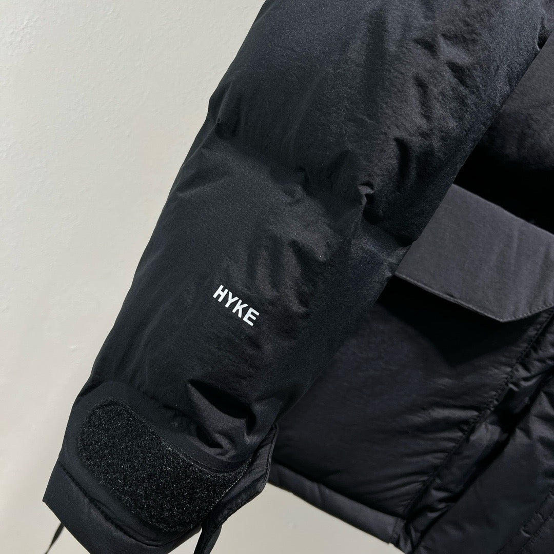 Black and Grey Puffer Jacket - Men's