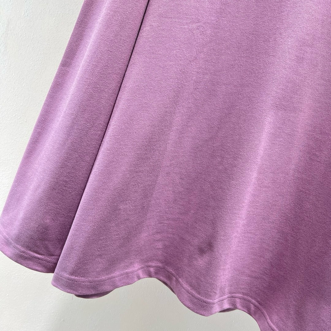 Pink Cotton Plain Crewneck - Men's