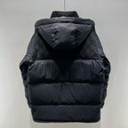 Black Puffer Jacket - Men's