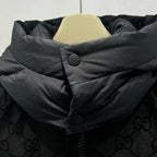 Black Puffer Jacket - Men's