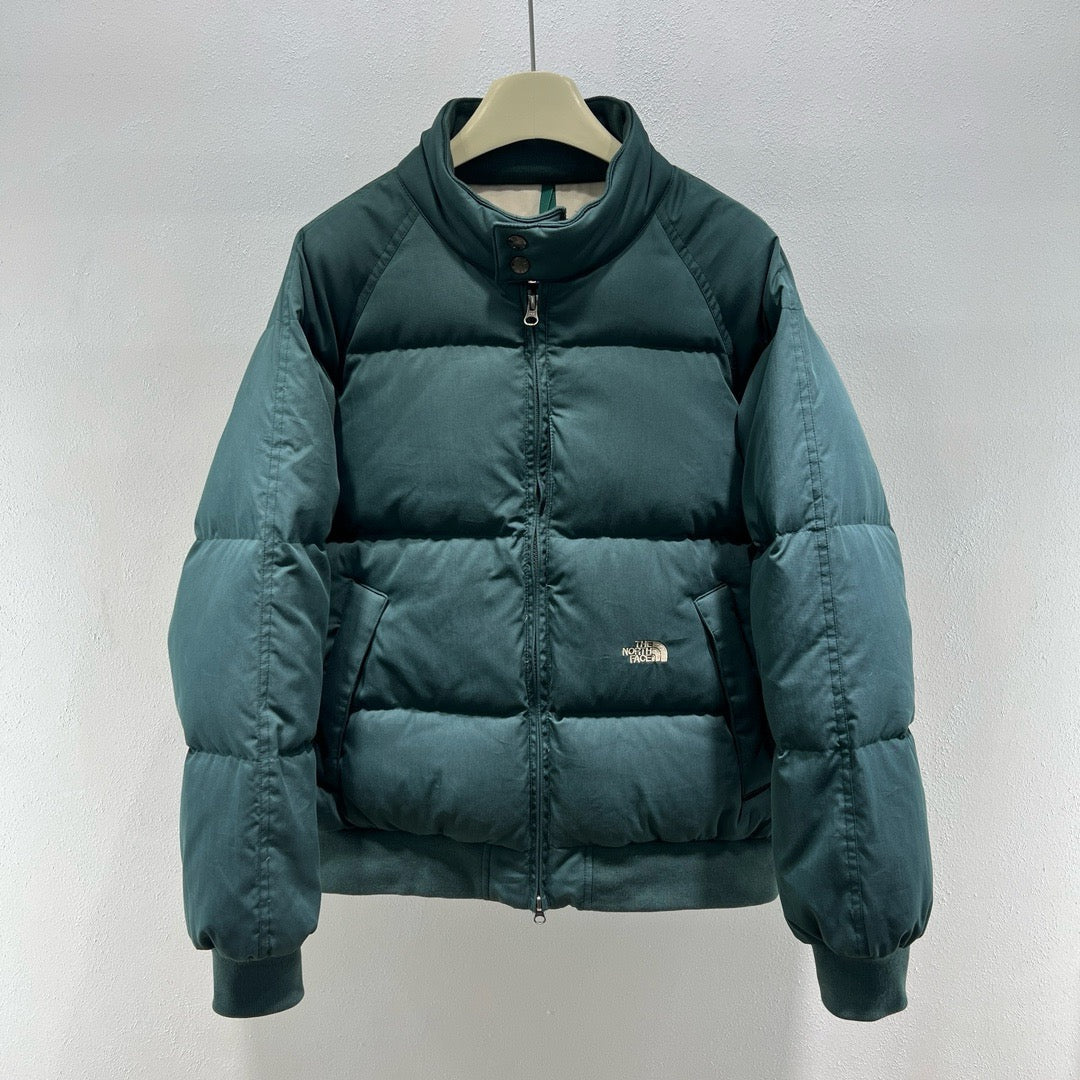 Black and White Puffer Jacket - Men's