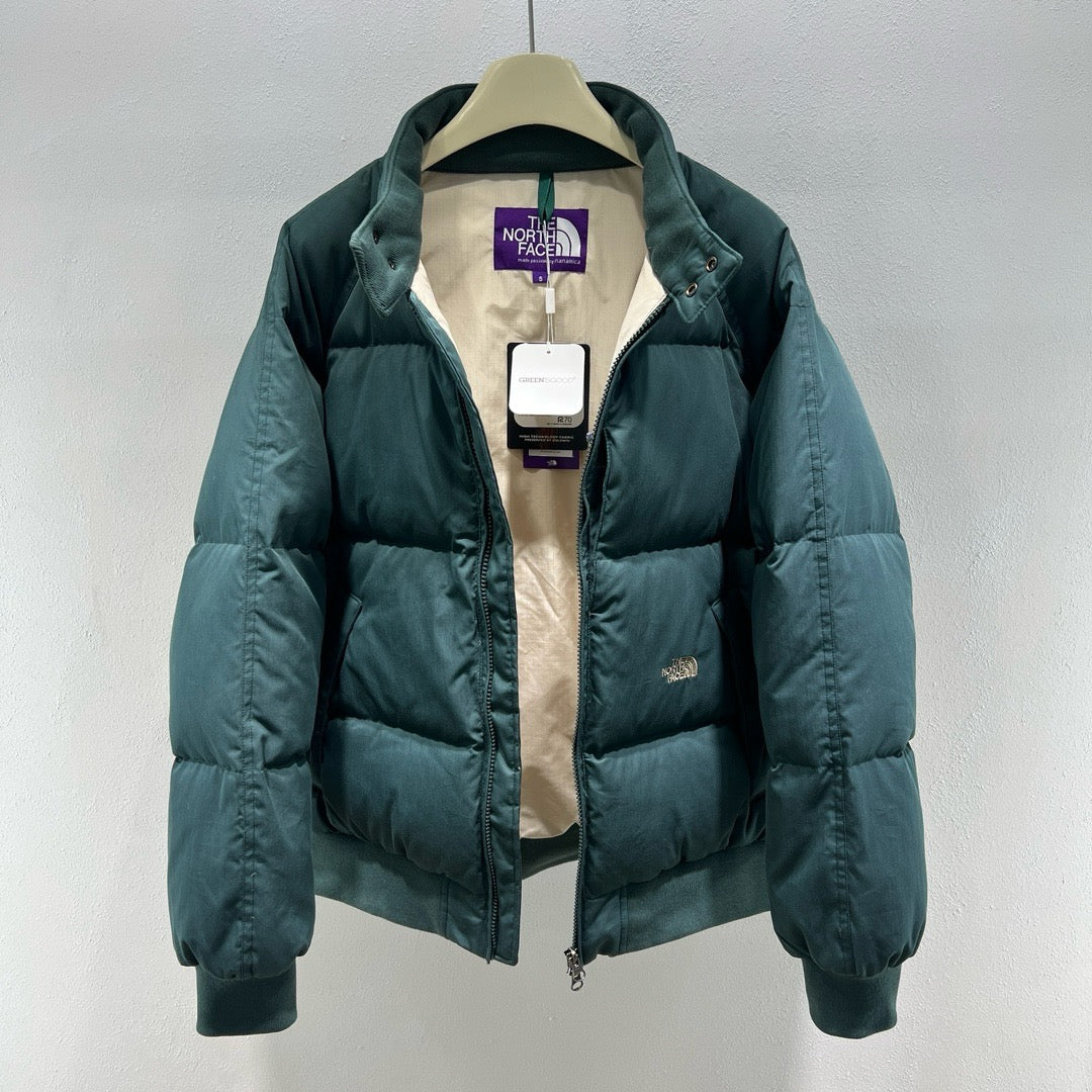 Black and White Puffer Jacket - Men's