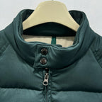 Black and White Puffer Jacket - Men's