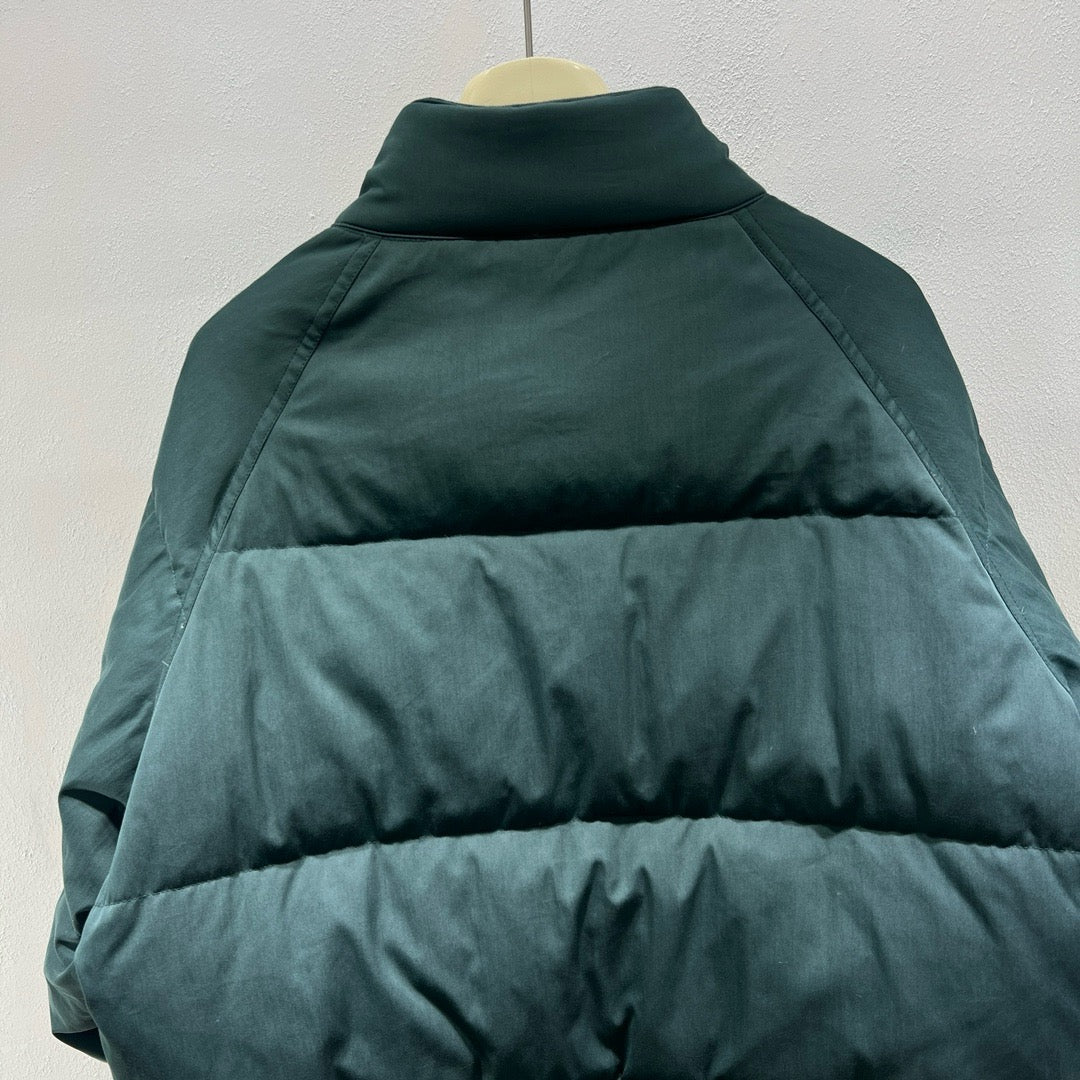 Black and White Puffer Jacket - Men's