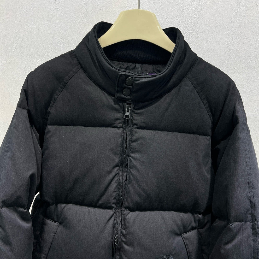 Black and White Puffer Jacket - Men's