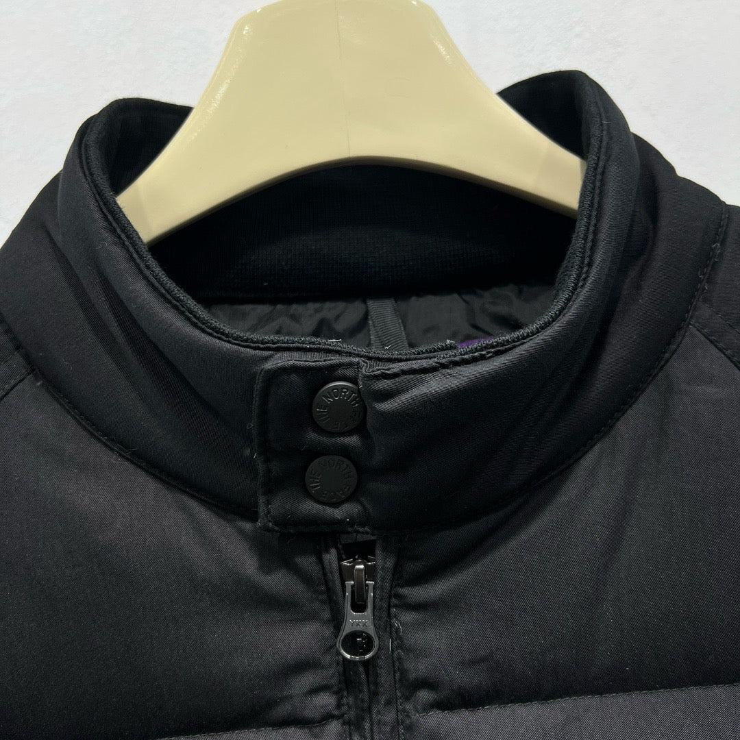 Black and White Puffer Jacket - Men's