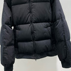 Black and White Puffer Jacket - Men's