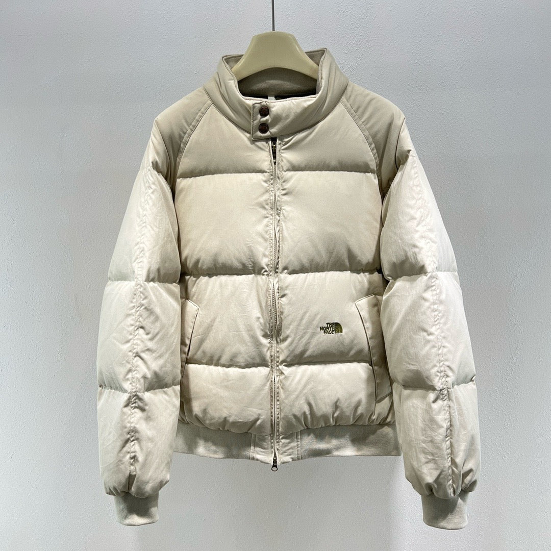 Black and White Puffer Jacket - Men's