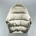 Black and White Puffer Jacket - Men's