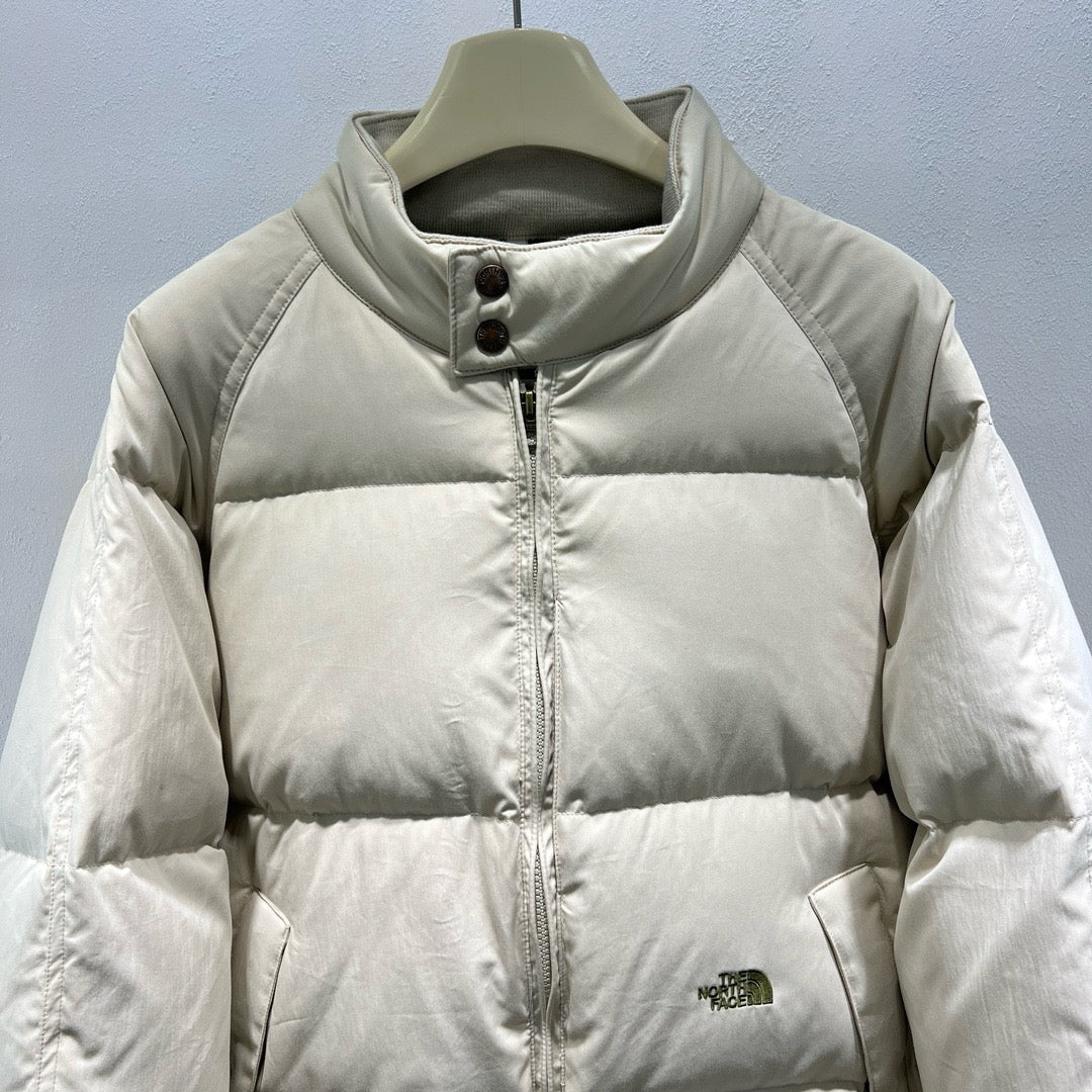 Black and White Puffer Jacket - Men's