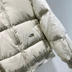 Black and White Puffer Jacket - Men's