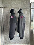 Grey Nylon Down Parka - Men's