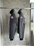 Grey Nylon Down Parka - Men's