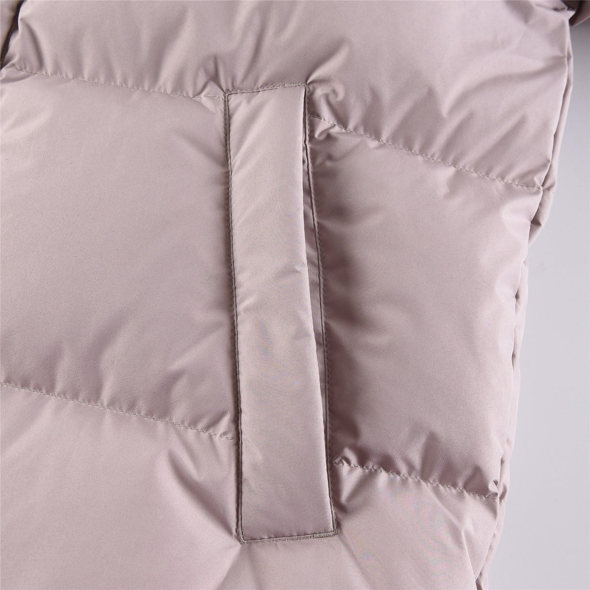 Black and White Puffer Jacket - Men's