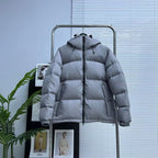 Black and Grey Puffer Jacket - Men's