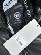 Black and Grey Puffer Jacket - Men's