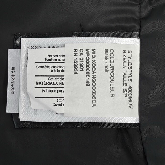 Black and Blue Parka - Men's