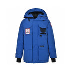 Black and Blue Parka - Men's