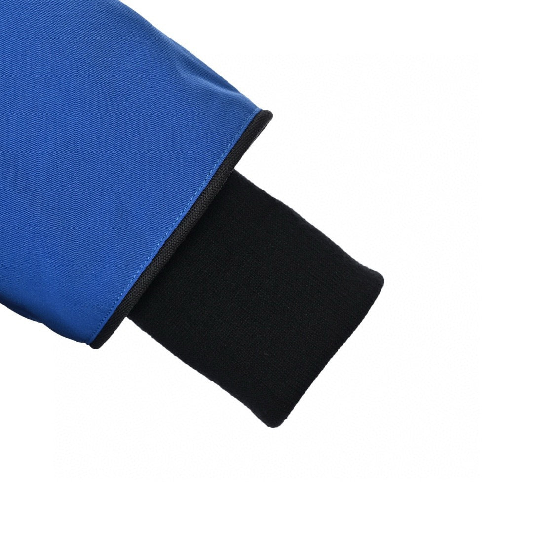 Black and Blue Parka - Men's