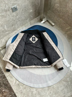 Black and White Puffer Jacket - Men's