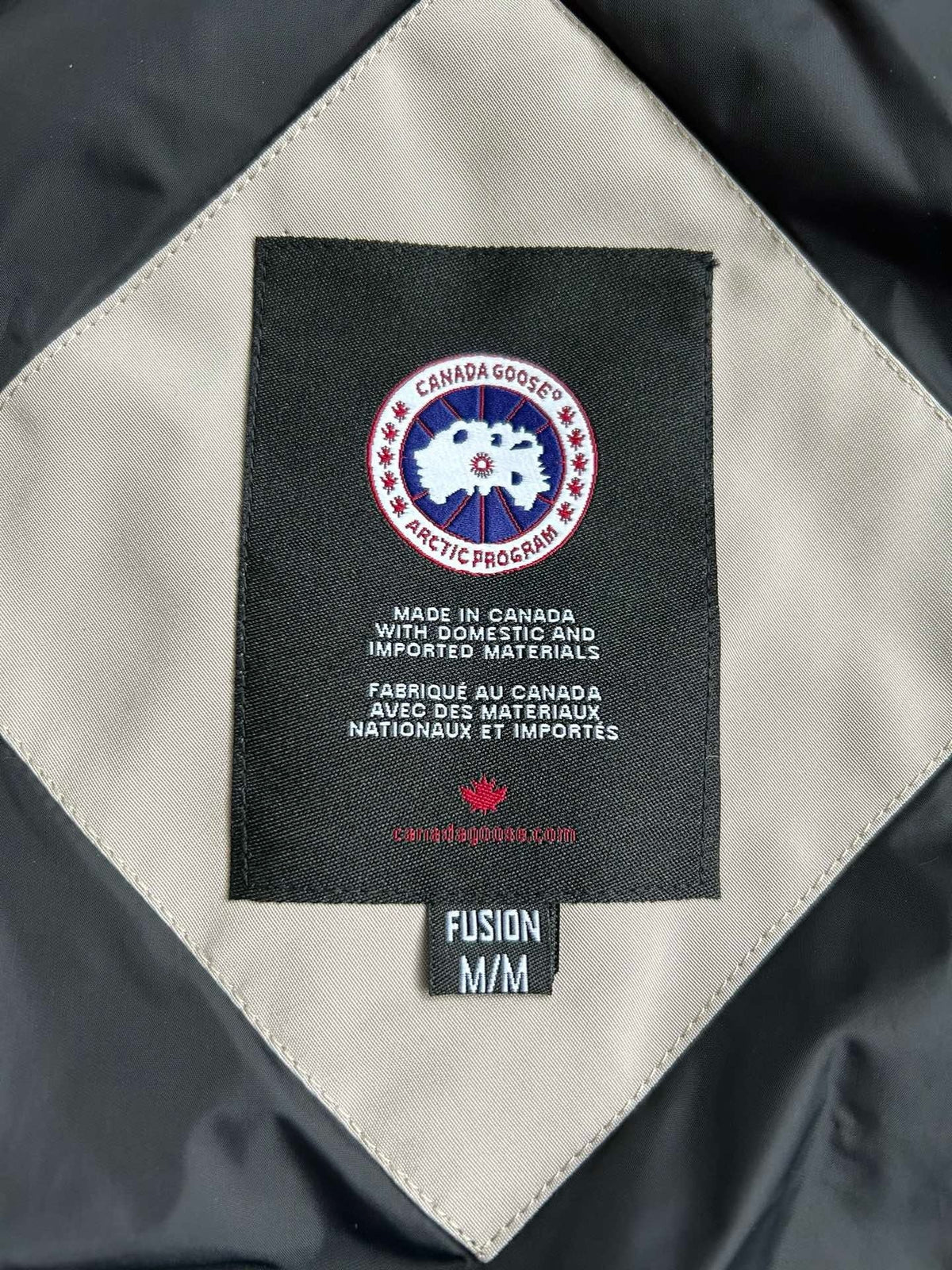 Black and White Puffer Jacket - Men's