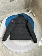 Black and White Puffer Jacket - Men's