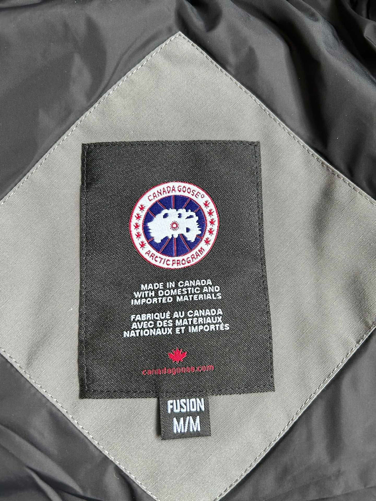 Black and White Puffer Jacket - Men's