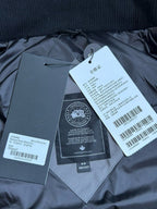 Black and White Puffer Jacket - Men's