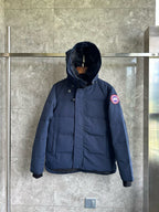 Black and White Puffer Jacket - Men's
