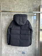 Black and White Puffer Jacket - Men's