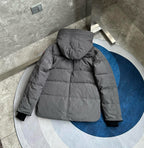 Black and White Puffer Jacket - Men's