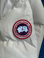 Black and White Puffer Jacket - Men's