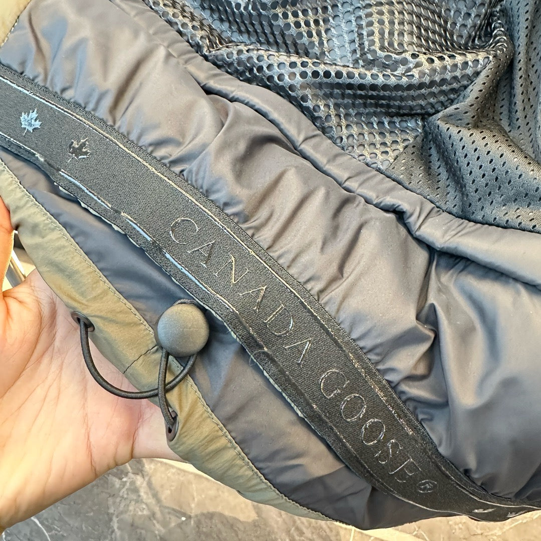 Black and Grey Puffer Jacket - Men's