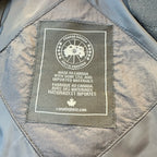 Black and Grey Puffer Jacket - Men's