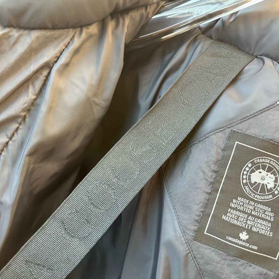 Black and Grey Puffer Jacket - Men's